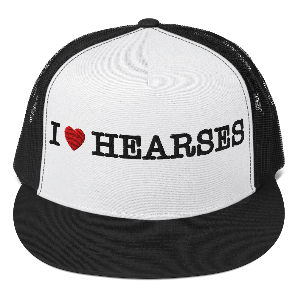 I Love Hearses - Trucker Cap