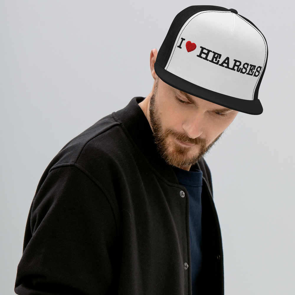 I Love Hearses - Trucker Cap