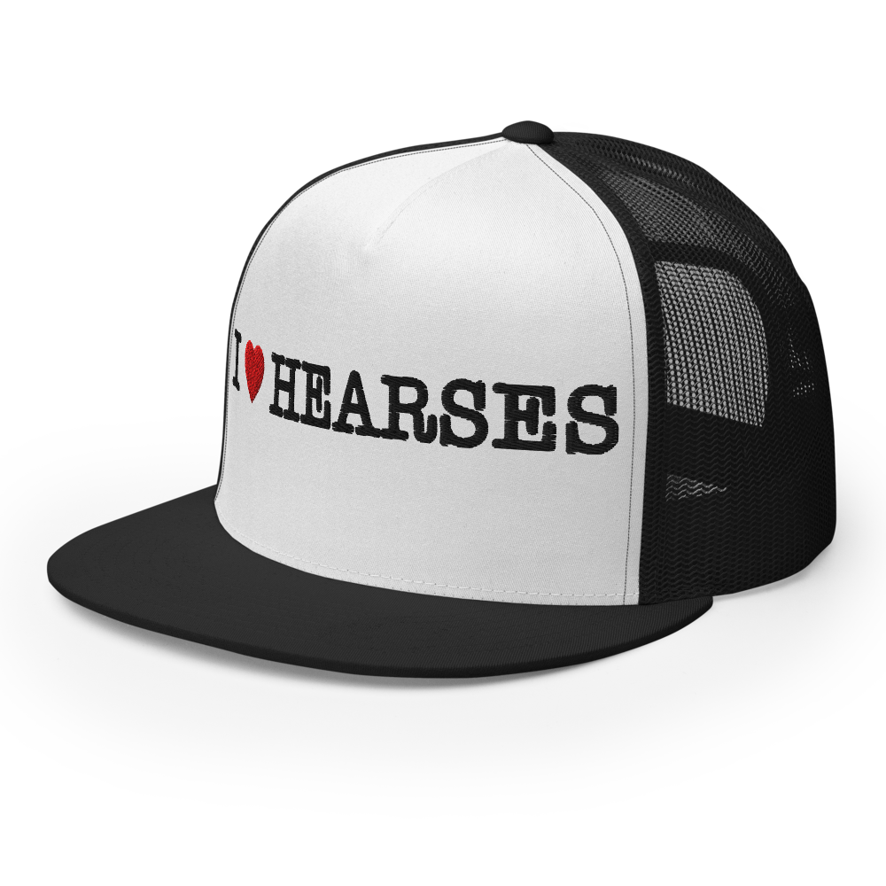 I Love Hearses - Trucker Cap